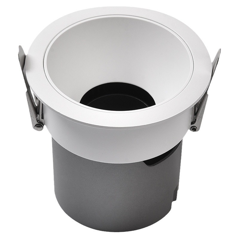 无主灯家用75开孔客厅嵌入式筒灯 全光谱防眩过道护眼小山丘射灯详情18