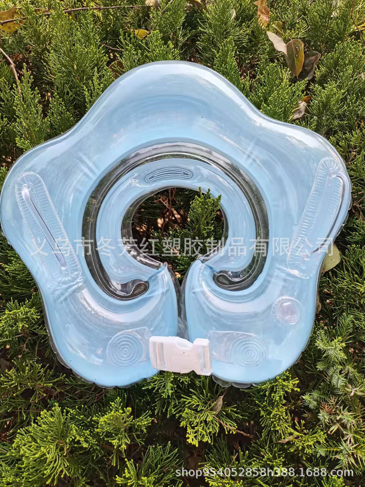 厂家直供新款婴儿脖圈0到12个月双把手双铃铛戏水游泳圈宝宝玩具运动户外游泳用品详情14