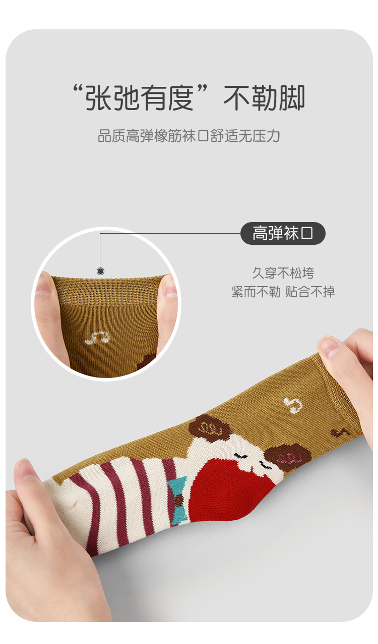 1945儿童袜批发25秋季新款薄款短袜卡通动物宝宝袜棉无骨女童袜子详情6