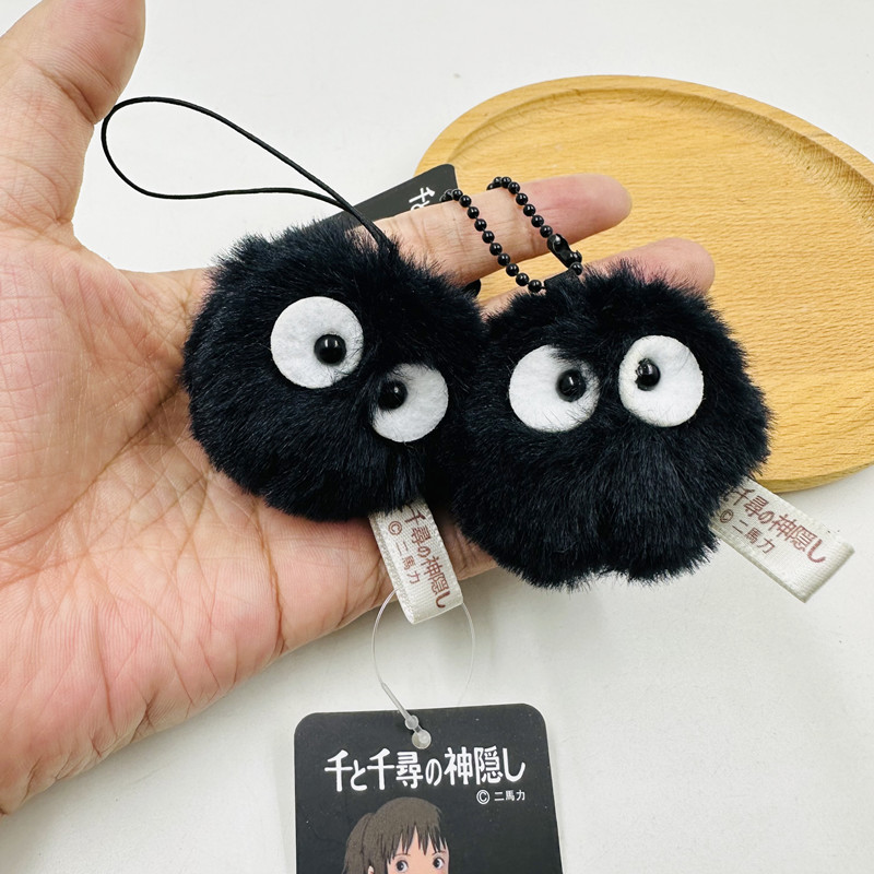 宫崎骏龙猫千与千寻毛绒挂件灰尘精灵公仔玩具布艺可爱摆件礼物详情4