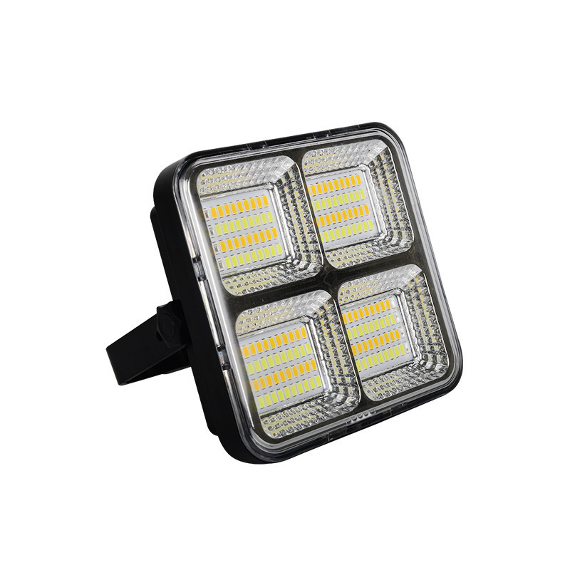 跨境太阳能手提投光灯便携式充电一体小黄灯户外露营摆摊手提吊灯详情27