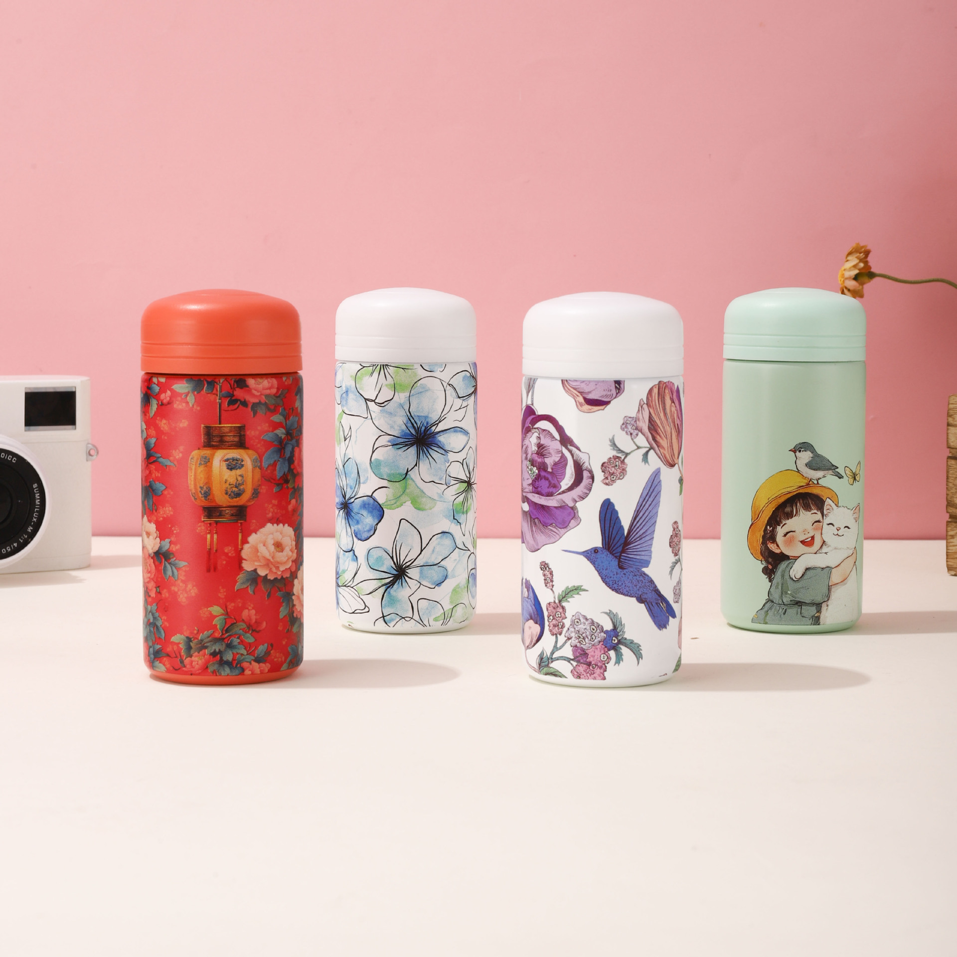 创意迷你保温杯高颜值女学生小巧便携口袋杯新国潮随行不锈钢水杯详情2