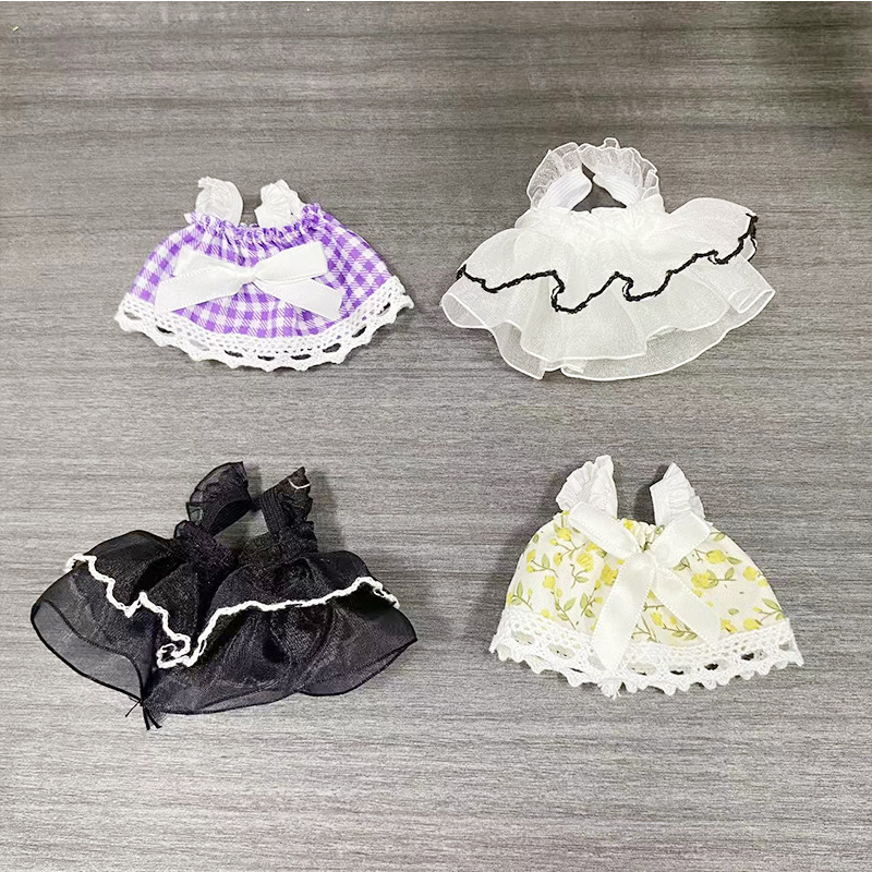 Shirley Rose dolls, mini lace dresses, baby clothes, plush toys, bear pendants, doll plaid dresses, diy handmade accessories pic 2