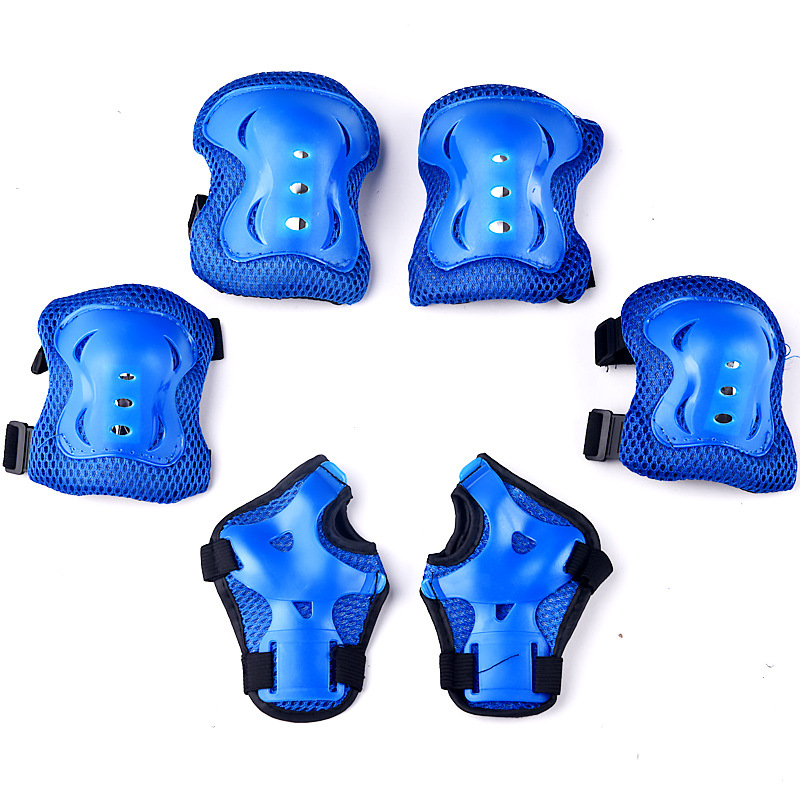 儿童运动骑行护具6件套装滑板自行车平衡车溜冰轮滑蝴蝶护膝护肘详情14