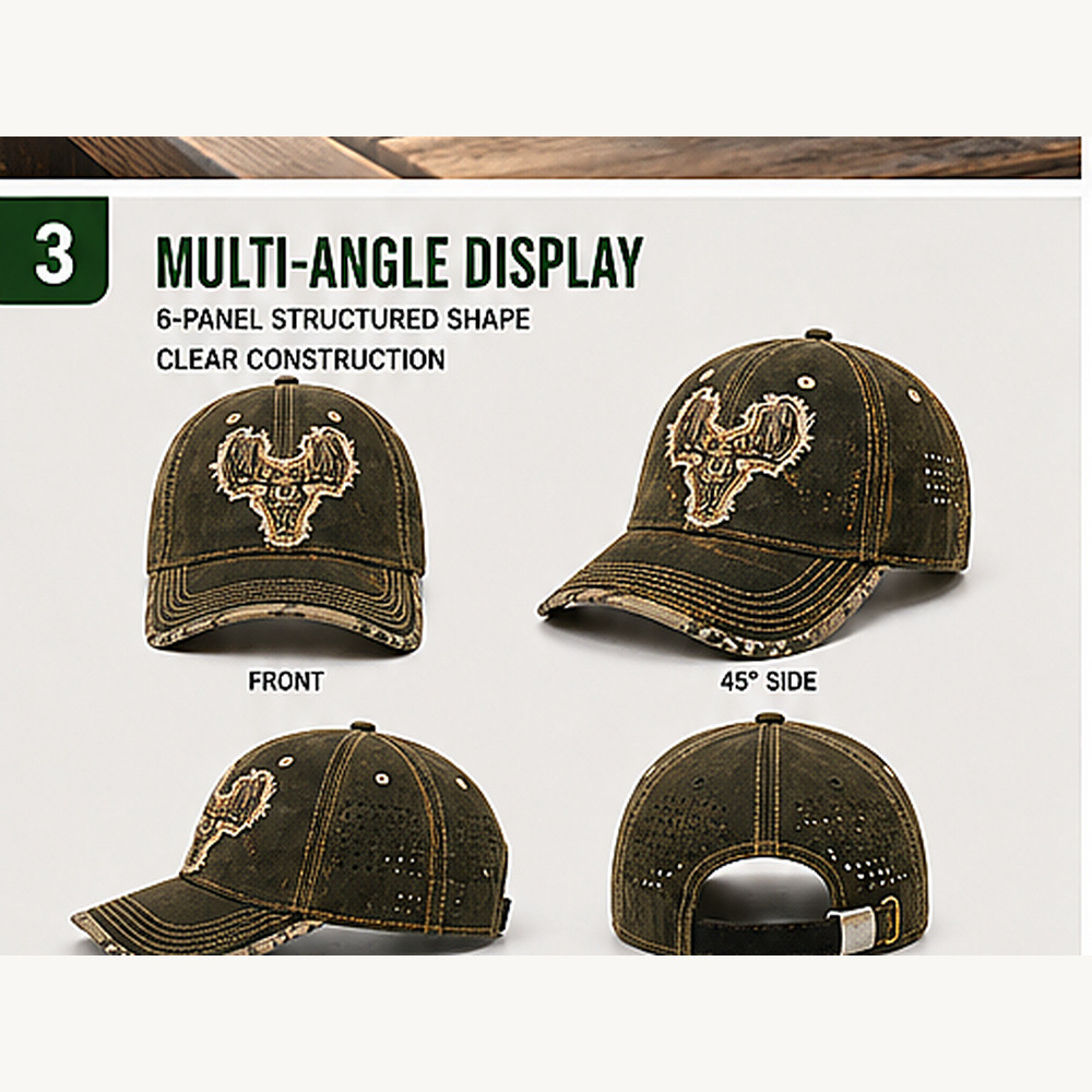 Nueva frontera de comercio exterior letras bordado gorra de béisbol de ala ancha versión coreana mostrar la cara pequeña gran sombrero sombrero sombrero versátil pic 3