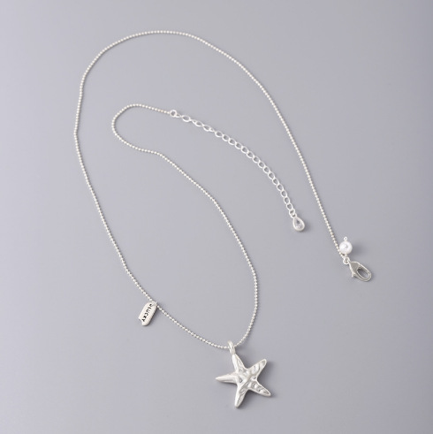 Starfish Series Collection s925 Sterling Silver Bracelet for Women, handcrafted design, versatile broken silver bracelet combination for layering pic 10