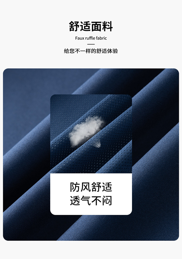 厂家北脸春秋薄款户外单层情侣冲锋衣男士防风防水外套女潮服定制详情4