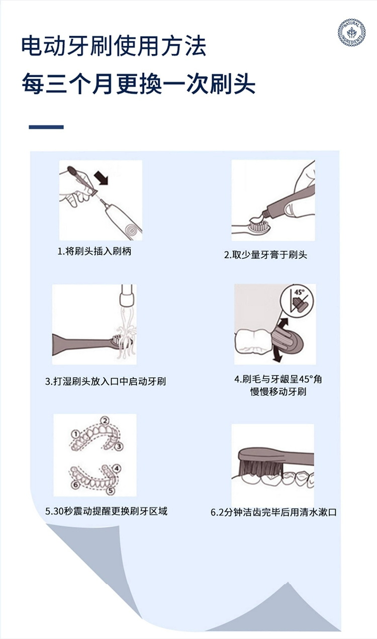 电动牙刷充电成人男女士细软毛学生党礼盒情侣款套装充电式声波详情23