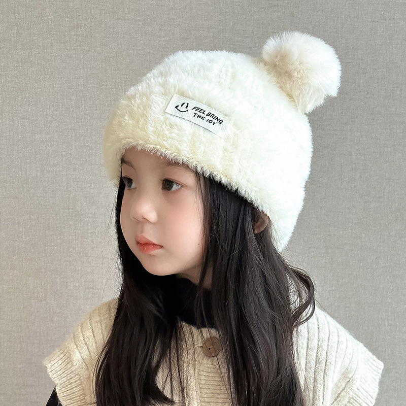 2024新款女童秋冬可爱公主护耳帽儿童保暖洋气多件套口罩耳罩两件套服装配饰详情16