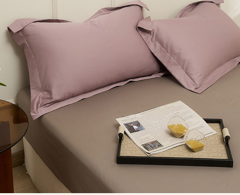 100支新疆长绒棉四季款全棉棉纯色简约单品床单枕套床笠纯棉被套详情44