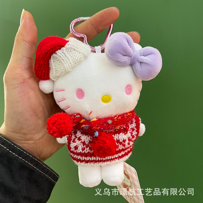 【 Genuine 】 New Year hellokitty Bag Pendant, Cute girl pendant, kt plush doll pic 5