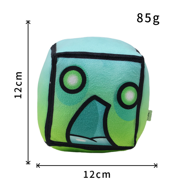 New cross-border geometry dash plush geometry Dash game plush toy doll pillow pic 6