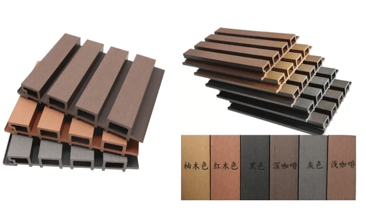 Bedroom outdoor second-generation Great Wall board wood-plastic corridor villa courtyard moisture-proof wall panel, anti-slip, waterproof and environmentally friendly material pic 2