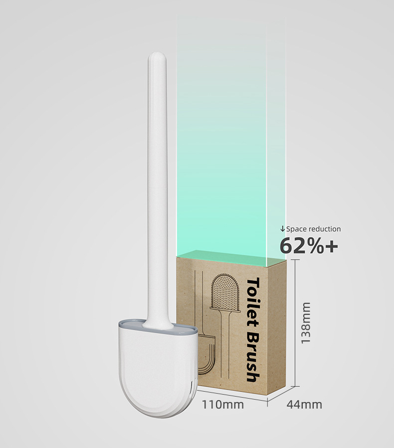 Xiangjia wall-mounted toilet brush without holes, no dead corners toilet cleaning brush, detachable rod household toilet brush wholesale pic 21