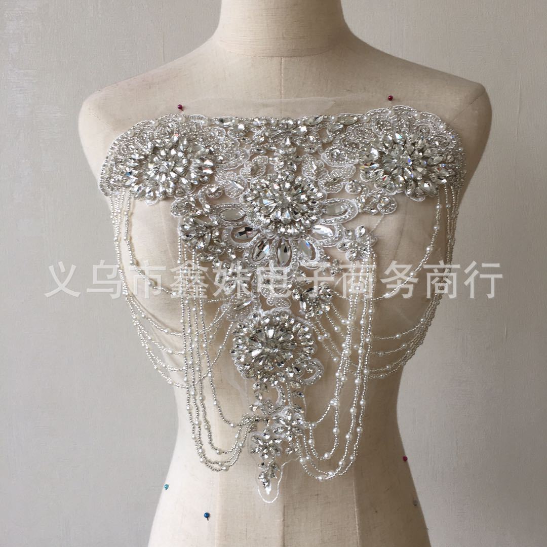 AB水钻热熔胶烫钻水钻贴花DIY 婚纱礼服配饰详情29