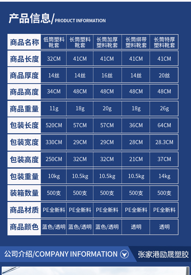 加厚一次性防雨鞋套防水防滑高筒雨鞋套户外旅行雨天外穿耐磨脚套详情15