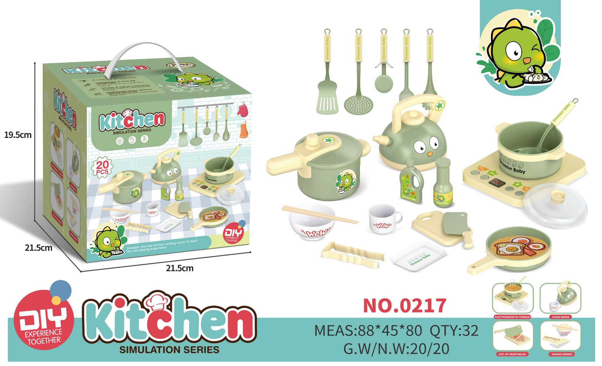 Dreamy purple kitchen tableware for girls playing house, simulation kitchen toys, cooking set pic 4