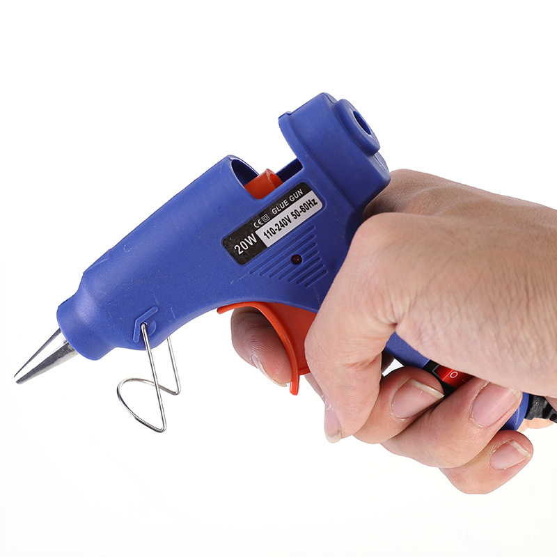Hot melt glue gun, handmade household hot melt glue gun, glue stick, 20W/7mm hot melt strip, plastic welding gun, hot melt glue gun pic 15