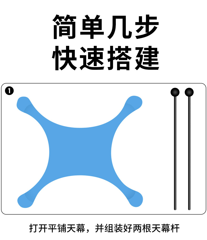 天幕沙滩莱卡帐篷亚马逊跨境爆款防晒防雨遮阳棚户外钓鱼露营帐篷详情23