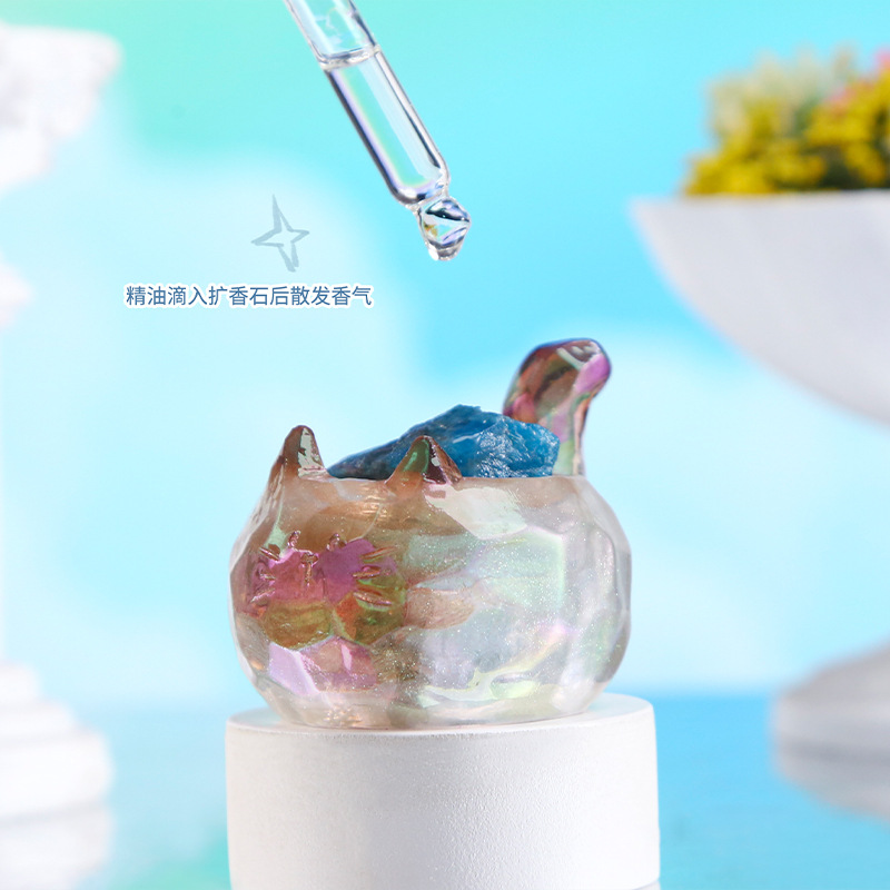热销爆款动物PAI水晶石盲盒2.0系列带扩香石好寓意潮流桌面小摆件详情20