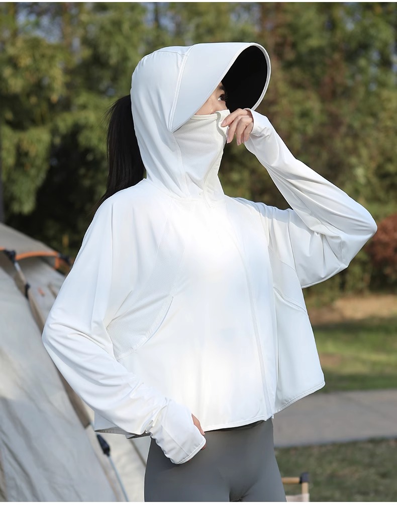 冰丝防晒衣女款2024新款夏季防紫外线UPF50+防晒服薄款防晒罩衫详情19