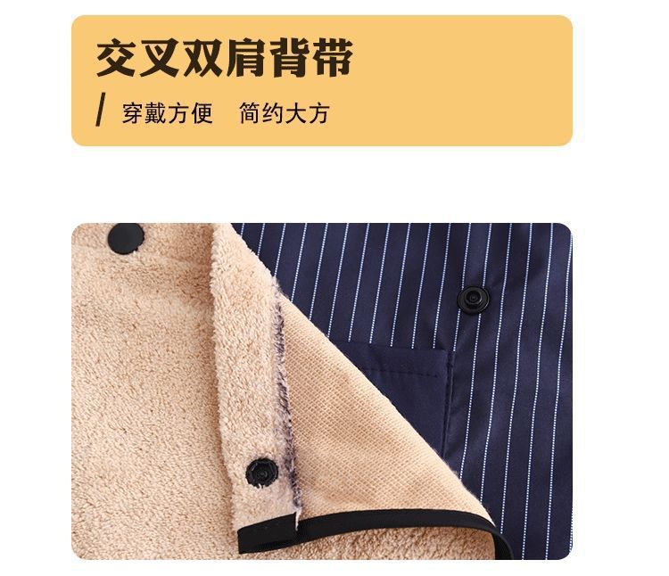 Detachable apron, kitchen household oil-proof apron, waterproof and oil-proof, thickened hand towel for women, multi-functional apron wholesale pic 4