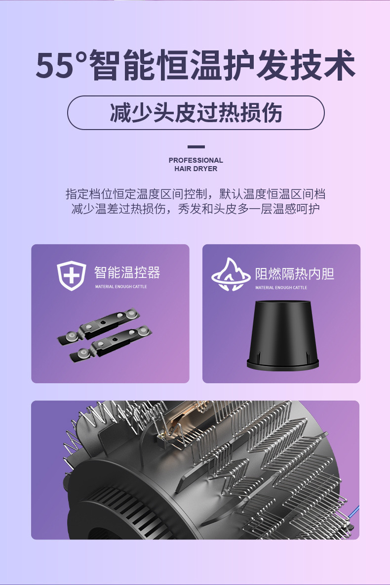 New fashionable and popular folding hair dryers, Douyin hair dryers, negative ion hair dryers, household appliances, one-piece consignment pic 10