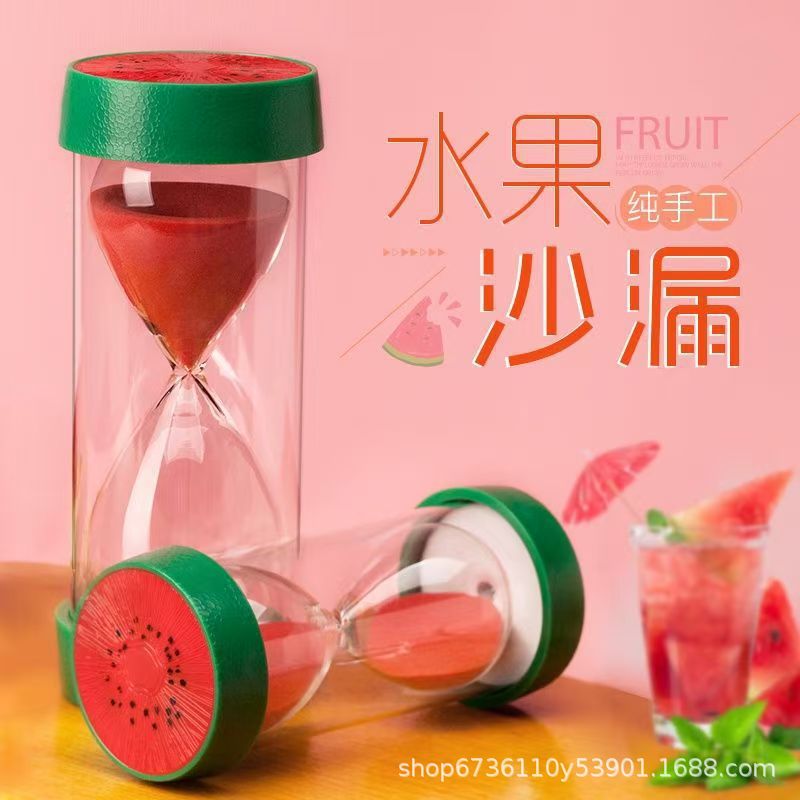 Hourglass timer for children, anti-drop // minute self-discipline learning time management, flowing sand bottle for the New Year pic 1