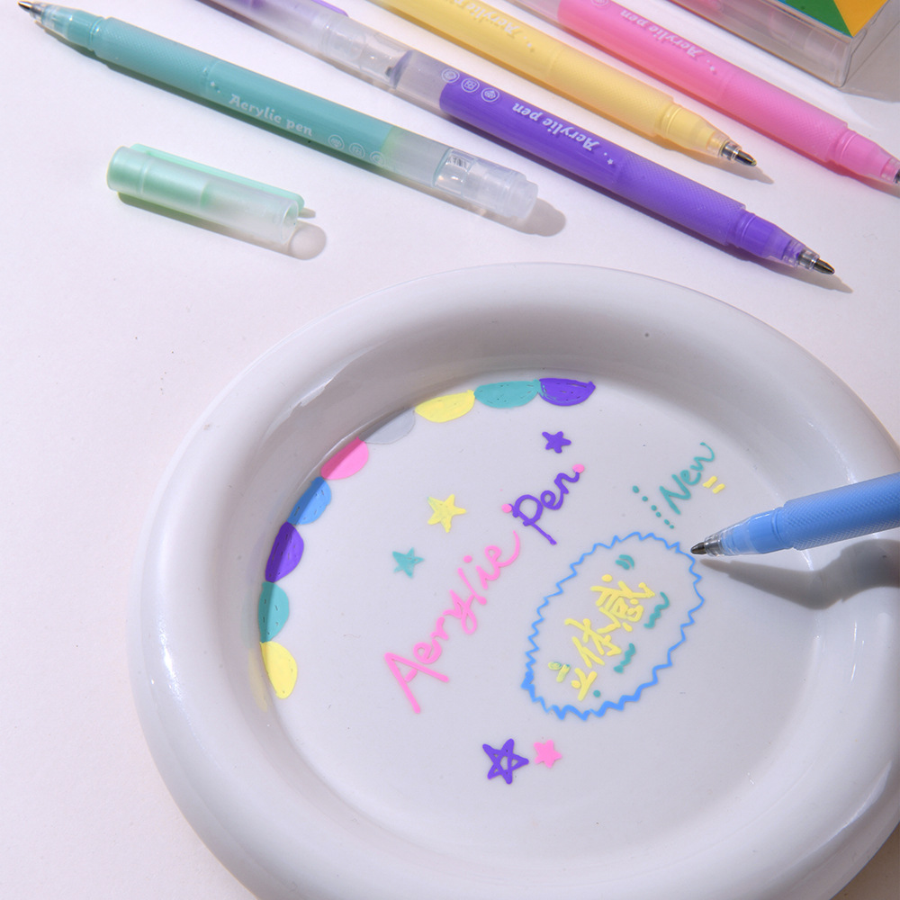 Chenxi large-capacity acrylic pen DIY drawing planner pen can be written on ceramic, glass and metal, but it is not waterproof pic 5