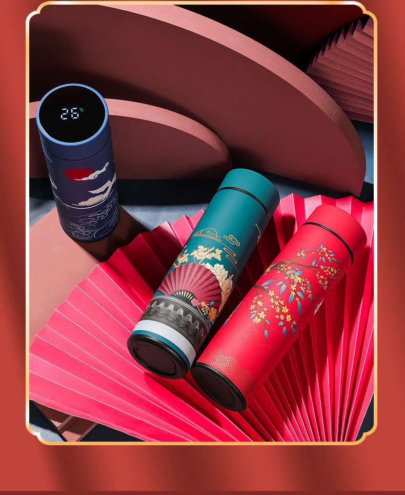 复古智能温度显示保温杯国潮商务礼品不锈钢水杯详情8