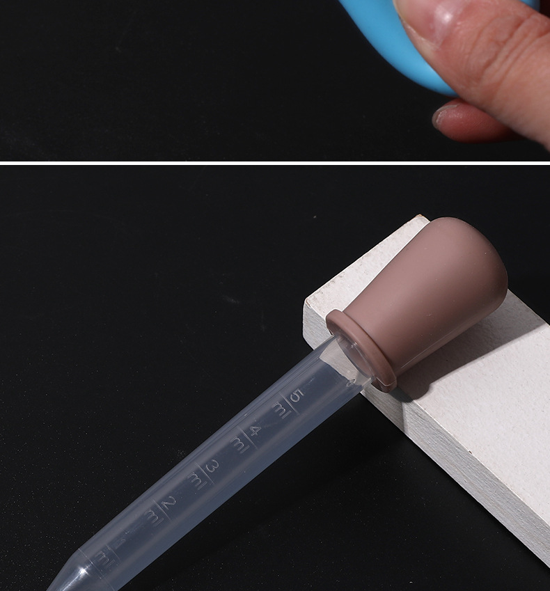 Baby anti-choking medicine feeder, simple baby dropper medicine feeder, 5ml multi-functional water and medicine feeding dropper with scale, 5ml dropper pic 12