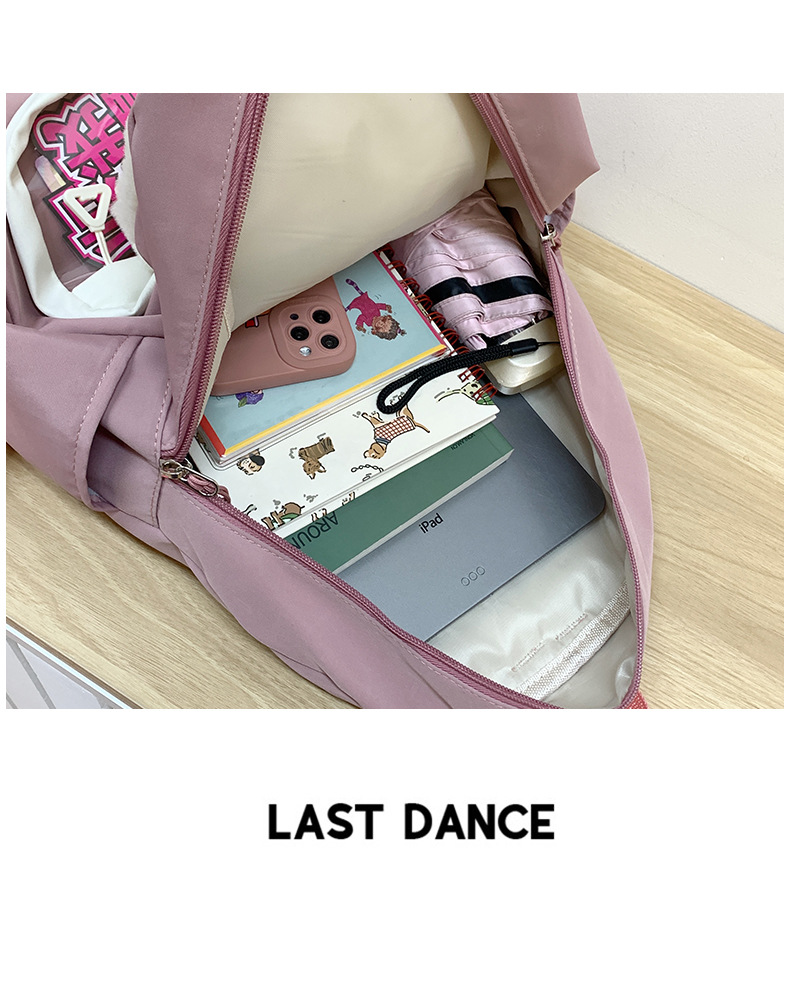 可爱拉布布少女双肩包新款卡通创意玩偶背包萌趣软妹休闲学生书包详情49