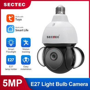 New private model: 5-megapixel high-definition night vision TUYA garden ball camera, wireless WiFi graffiti smart monitoring camera pic 2