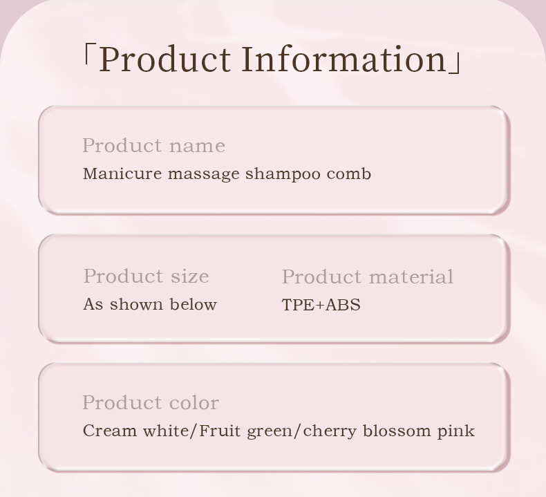 Silicone shampoo comb cartoon massage shampoo brush详情13