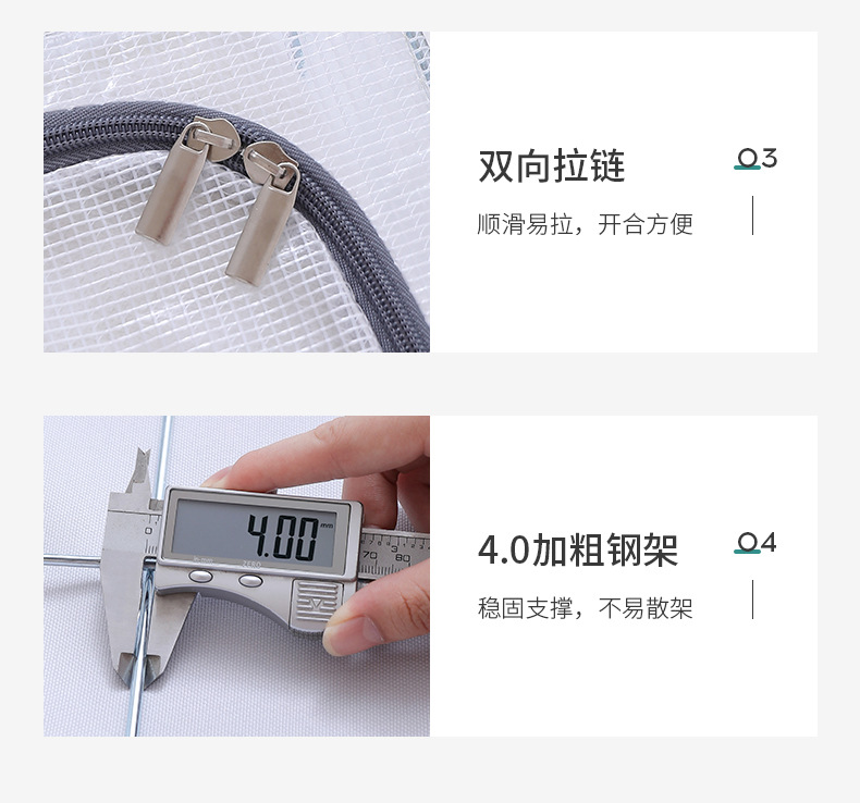 Source Factory clothing sorting, storage and storage box, household goods, toy storage transparent folding bed bottom storage box pic 28