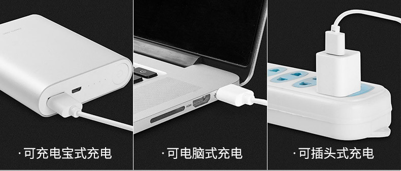 跨境强光手电筒铝合金可充电远射家用户外便携充电宝led变焦迷你详情26