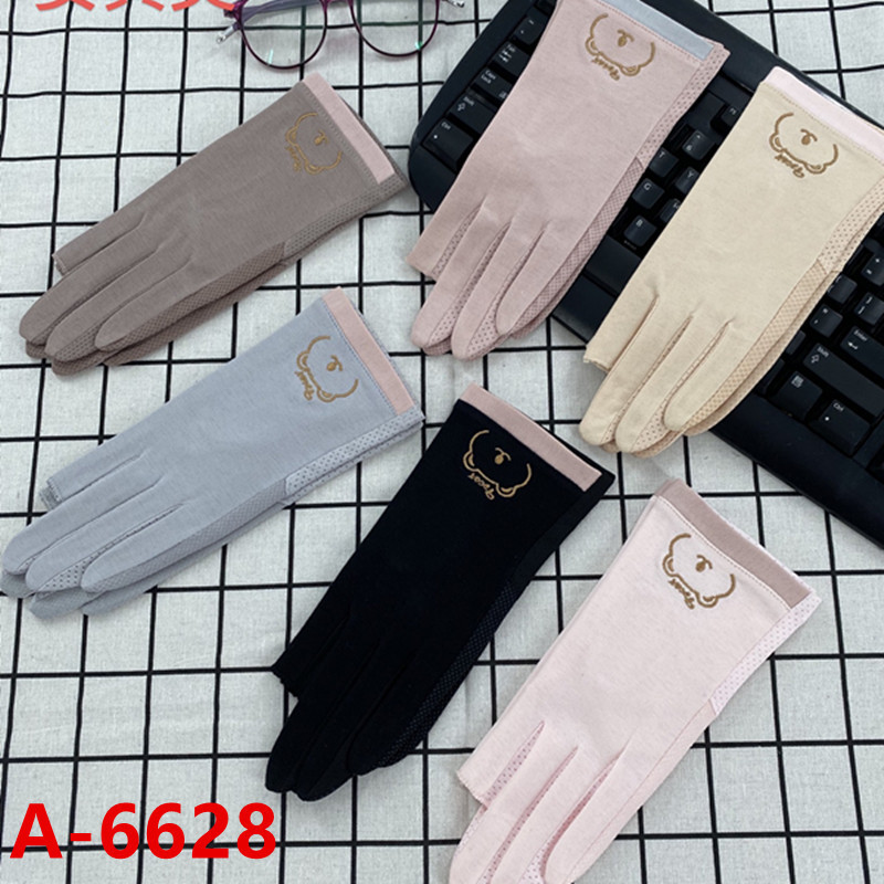 Wholesale of thin adult UV-resistant breathable full-finger gloves with anti-skating silk sleeves and exposed finger touch screens pic 13