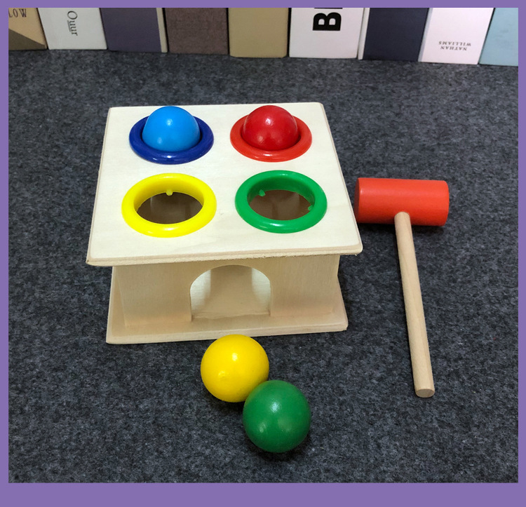 小锤盒敲球台敲打敲球玩具婴幼儿敲击锻炼动手能力颜色辩知玩具详情7