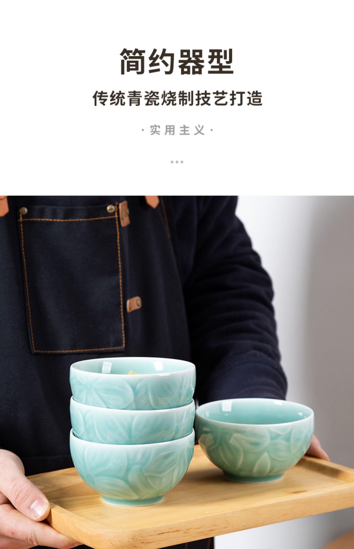 家用吃饭碗餐具高温陶瓷加厚防烫碗单个饭碗小号稀米饭碗详情3