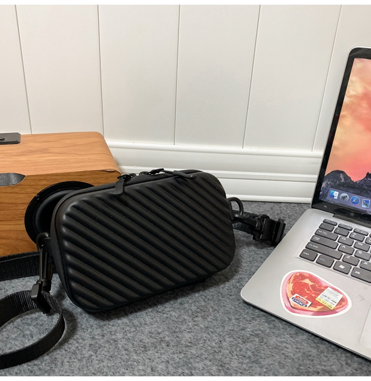 跨境时尚小挎包手机包硬壳盒子小方包通勤百搭单肩包潮流斜挎包详情23