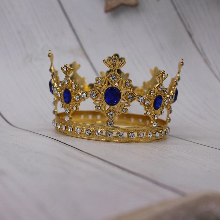 Wholesale of new bride headwear, water diamond crown, bride princess crown, wedding dress accessories, crown hair accessories, and cake decorations pic 6