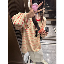 白色薄款微透印花长袖防晒罩衫T恤女爆款夏日绝美小上衣外贸批发详情7
