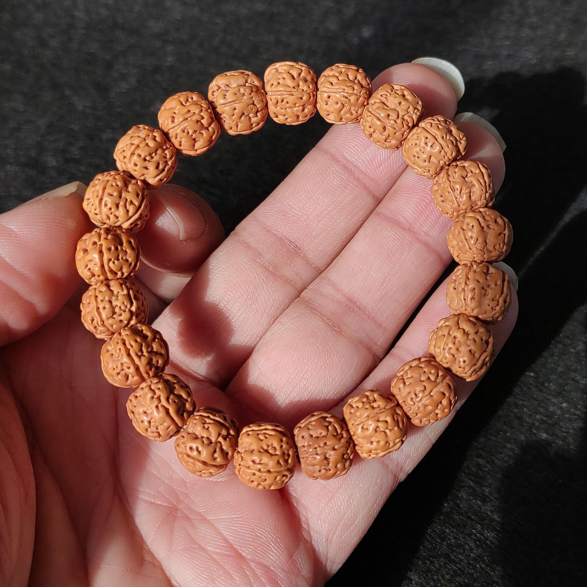 树王小金刚菩提手串搭菩提醒狮爆肉金刚菩提子男女款盘玩手持念珠详情17