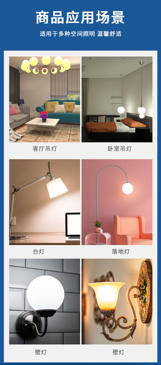 Wholesale of E27 large screw socket energy-saving bulbs from the manufacturer, ultra-bright, flicker-free, eye-protecting LED bulbs for home and factory lighting pic 7