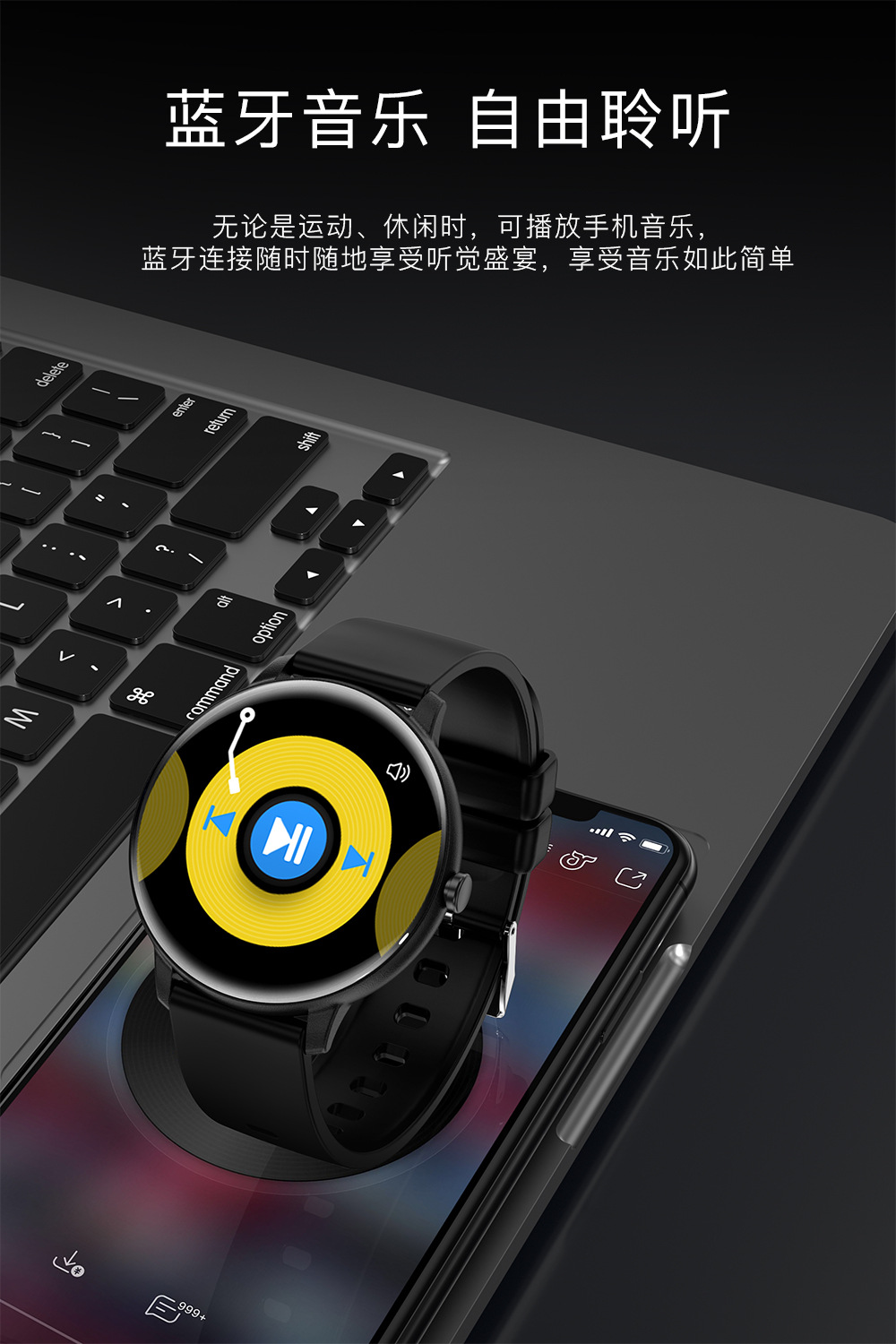 The new cross-border G8 smartwatch Smar twatch features Bluetooth call, heart rate, blood oxygen, step count and health monitoring pic 5