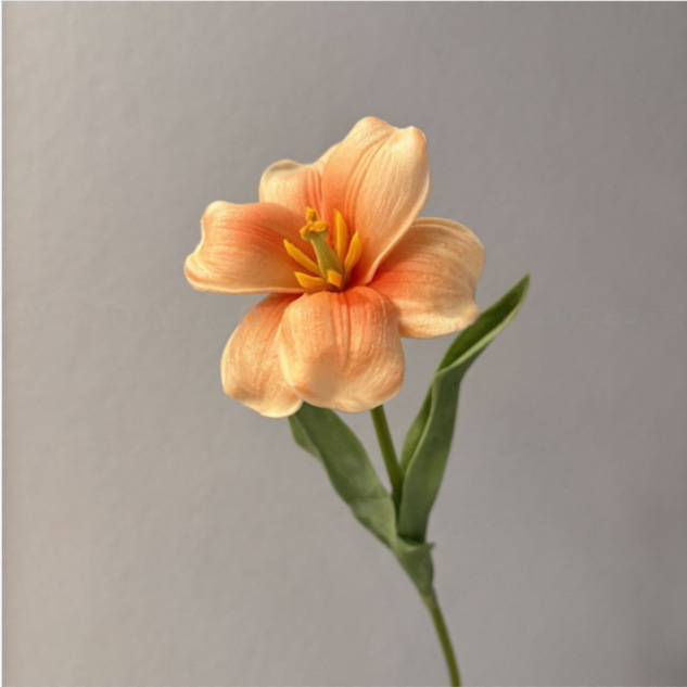 PU开口笑郁金香仿真假花手感保湿婚庆用花摄影道具装饰摆件仿真花详情29