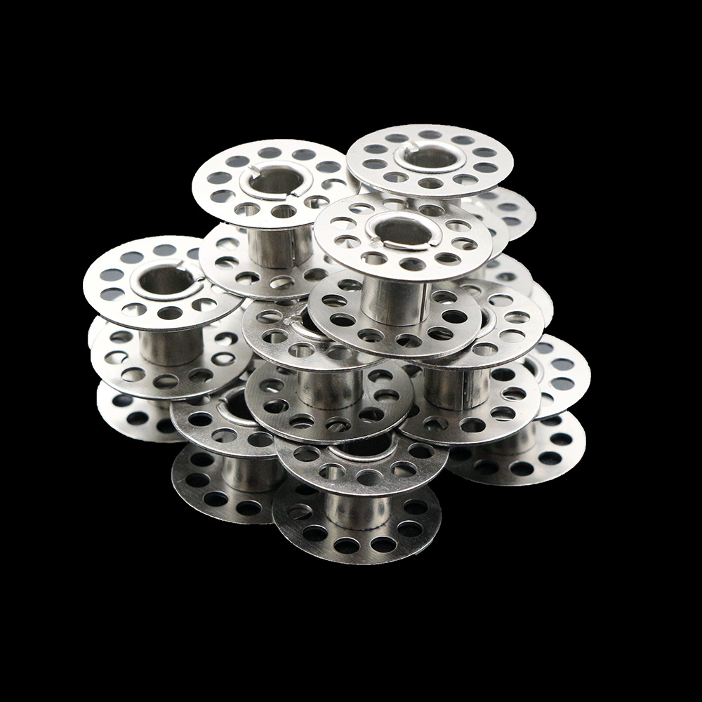 厂家批发家用缝纫机梭芯彩色绕线梭心25/36格梭心套装彩色缝纫线详情7