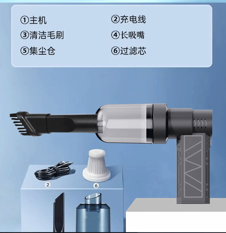 Cross-border bestseller: High-speed violent turbine handheld fan for vacuuming, snow removal, portable outdoor camping, fire blowing pic 7