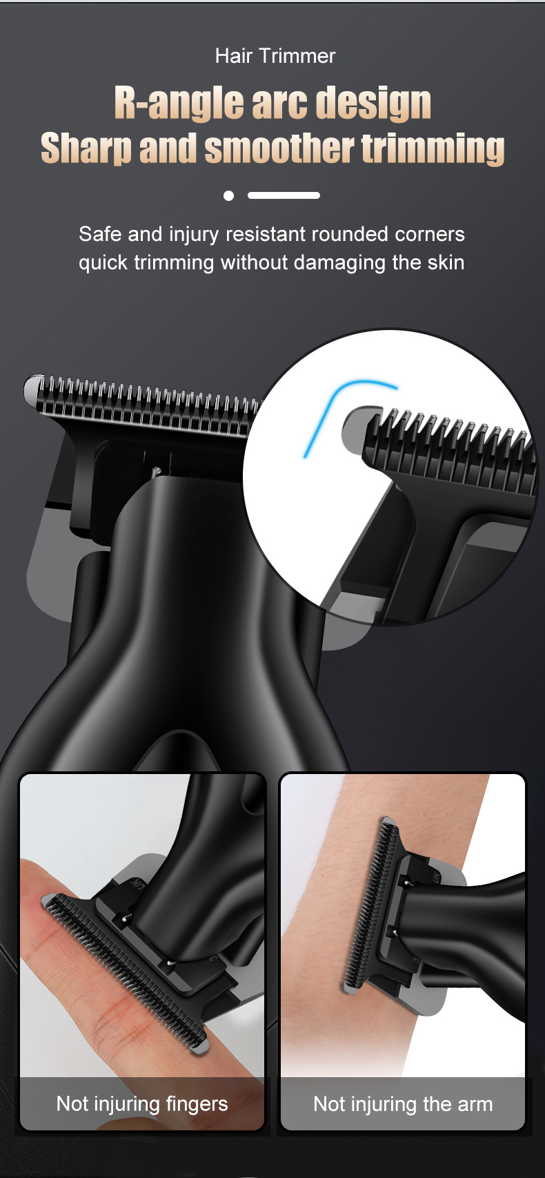 爆款跨境货源新款电推子理发器光头油头通用雕刻剪电推剪理发器详情5