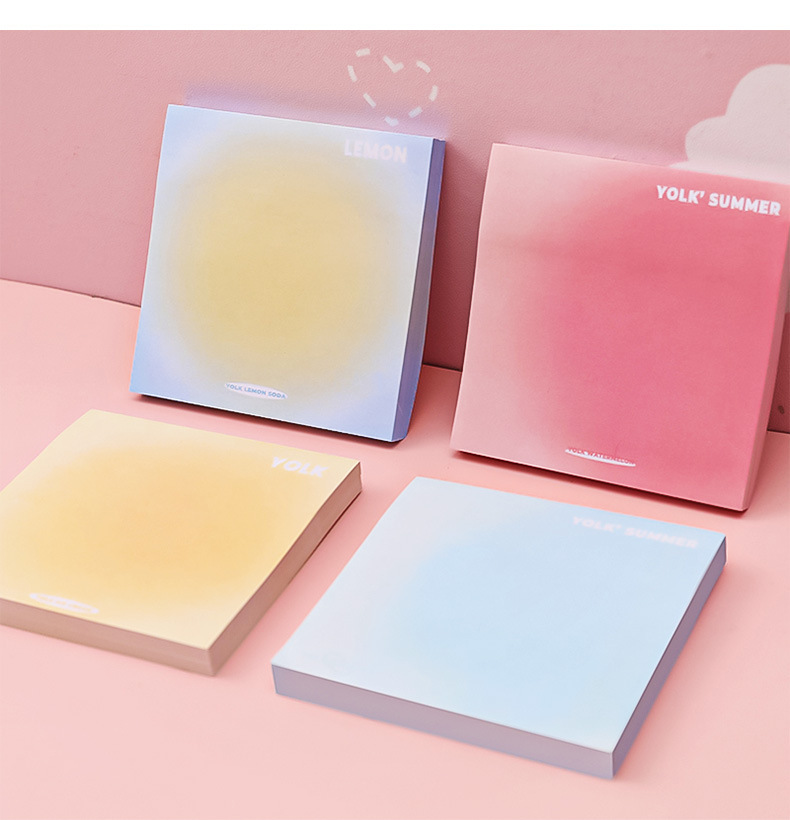 Gradient color sticky note paper, student n times blush, gradient planner sticky note book, student planner halo sticky note paper pic 11